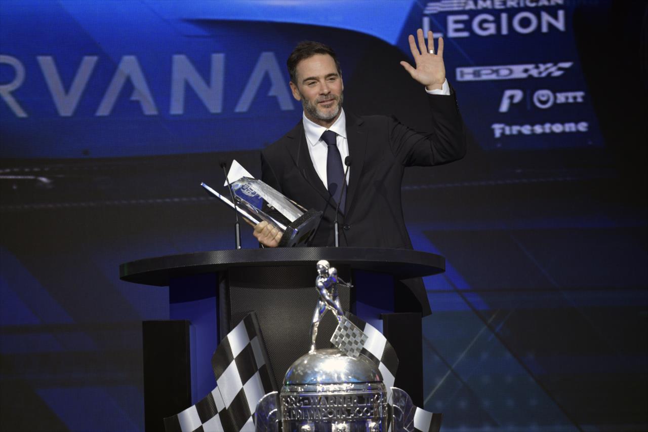 Jimmie Johnson - 106th Indianapolis 500 Victory Celebration - By: Walt Kuhn -- Photo by: Walt Kuhn