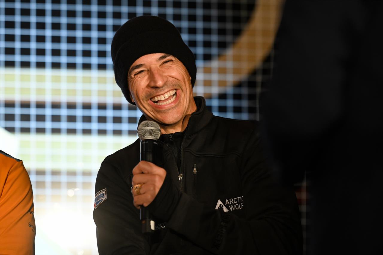 Helio Castroneves at Indy 500 - 100 Days Out Fan Party - By: James Black -- Photo by: James  Black