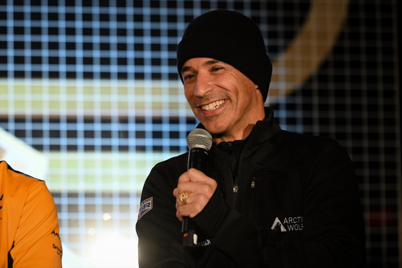 Helio Castroneves at Indy 500 - 100 Days Out Fan Party - By: James Black -- Photo by: James  Black