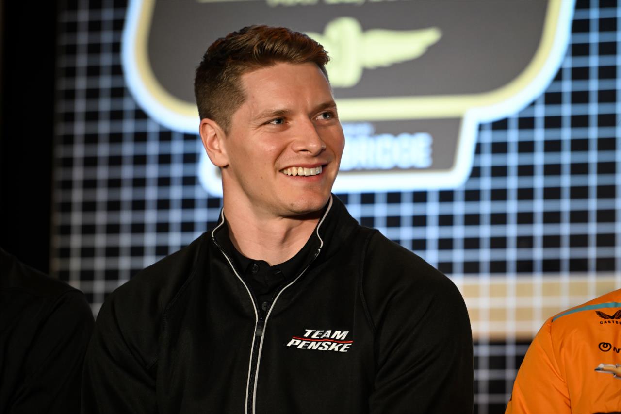 Josef Newgarden at Indy 500 - 100 Days Out Fan Party - By: James Black -- Photo by: James  Black