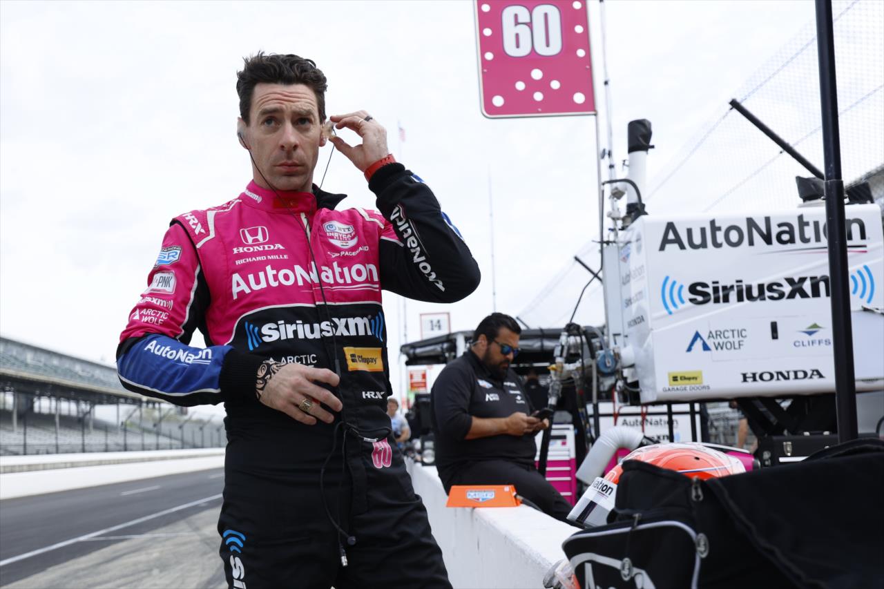 Simon Pagenaud on pit road at Indianapolis. - Indianapolis 500 Open Test - By: Chris Jones -- Photo by: Chris Jones