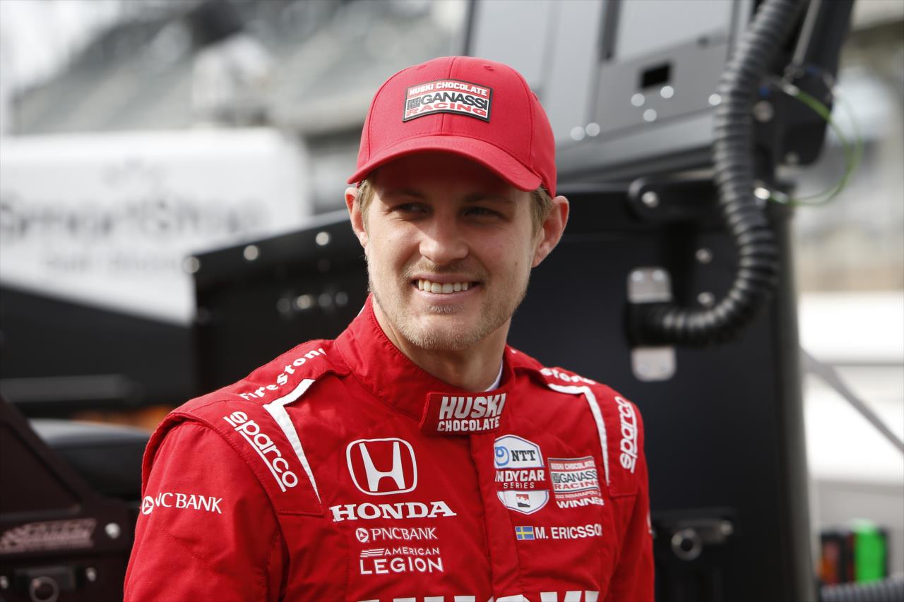 Marcus Ericsson on pit road at Indianapolis. - Indianapolis 500 Open Test - By: Chris Jones -- Photo by: Chris Jones