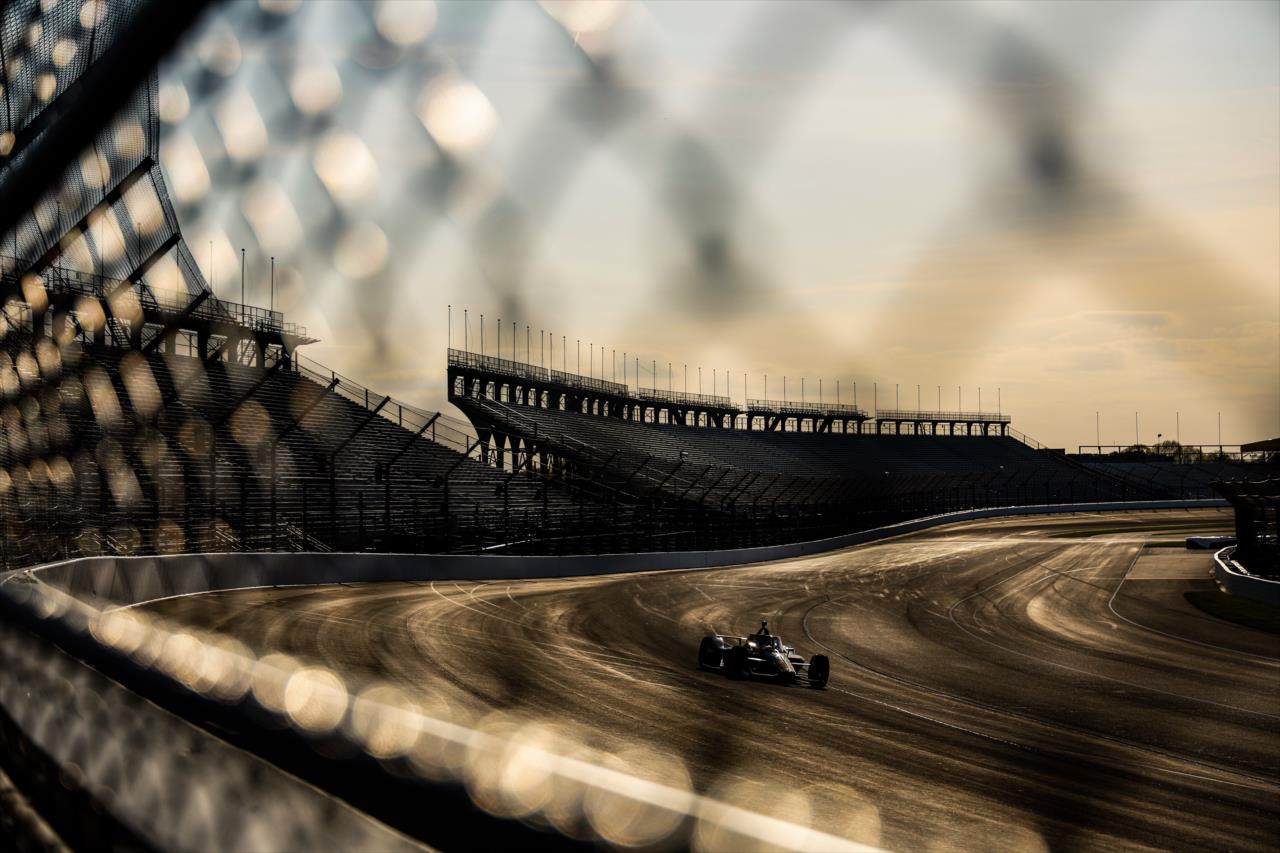 Testing at the Indianapolis Motor Speedway. - Indianapolis 500 Open Test - By: Joe Skibinski -- Photo by: Joe Skibinski