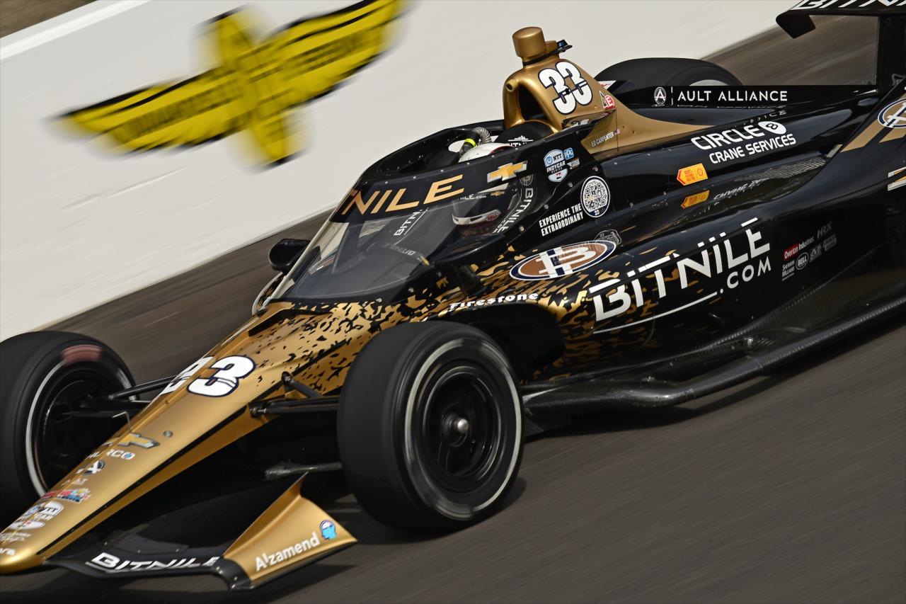 Ed Carpenter gets back up to speed at Indianapolis. - Indianapolis 500 Open Test - By: Walt Kuhn -- Photo by: Walt Kuhn