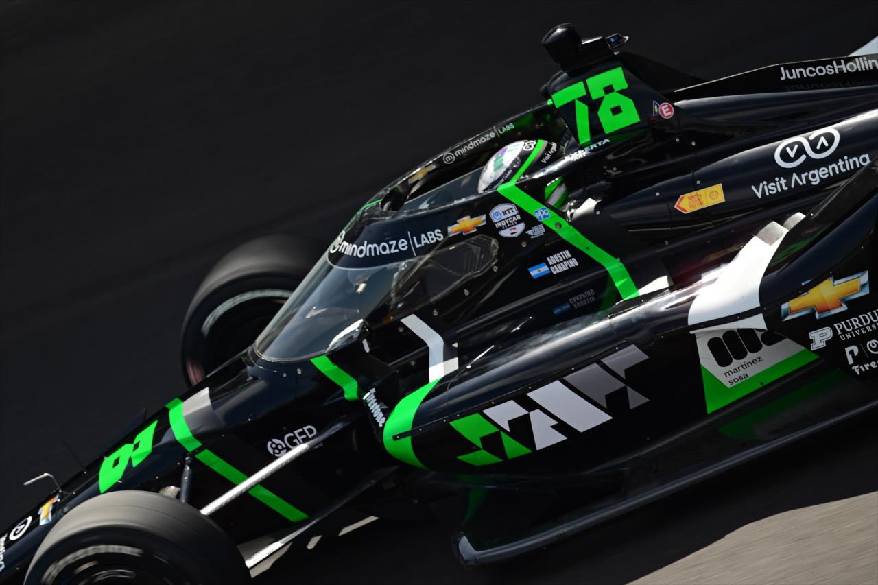 Agustin Canapino - Indianapolis 500 Open Test - By: Walt Kuhn -- Photo by: Walt Kuhn