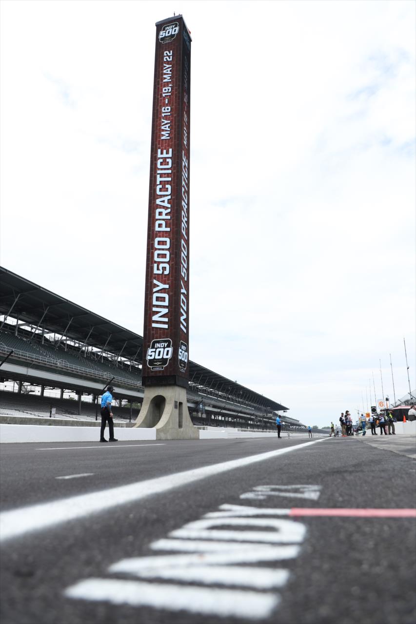 Scoring Pylon - Indianapolis 500 Practice - By: Matt Fraver -- Photo by: Matt Fraver