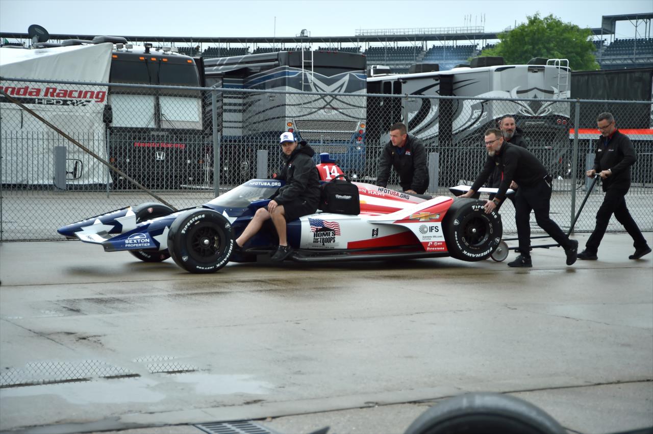 Santino Ferrucci - Indianapolis 500 Practice - By: Mike Young -- Photo by: Mike Young
