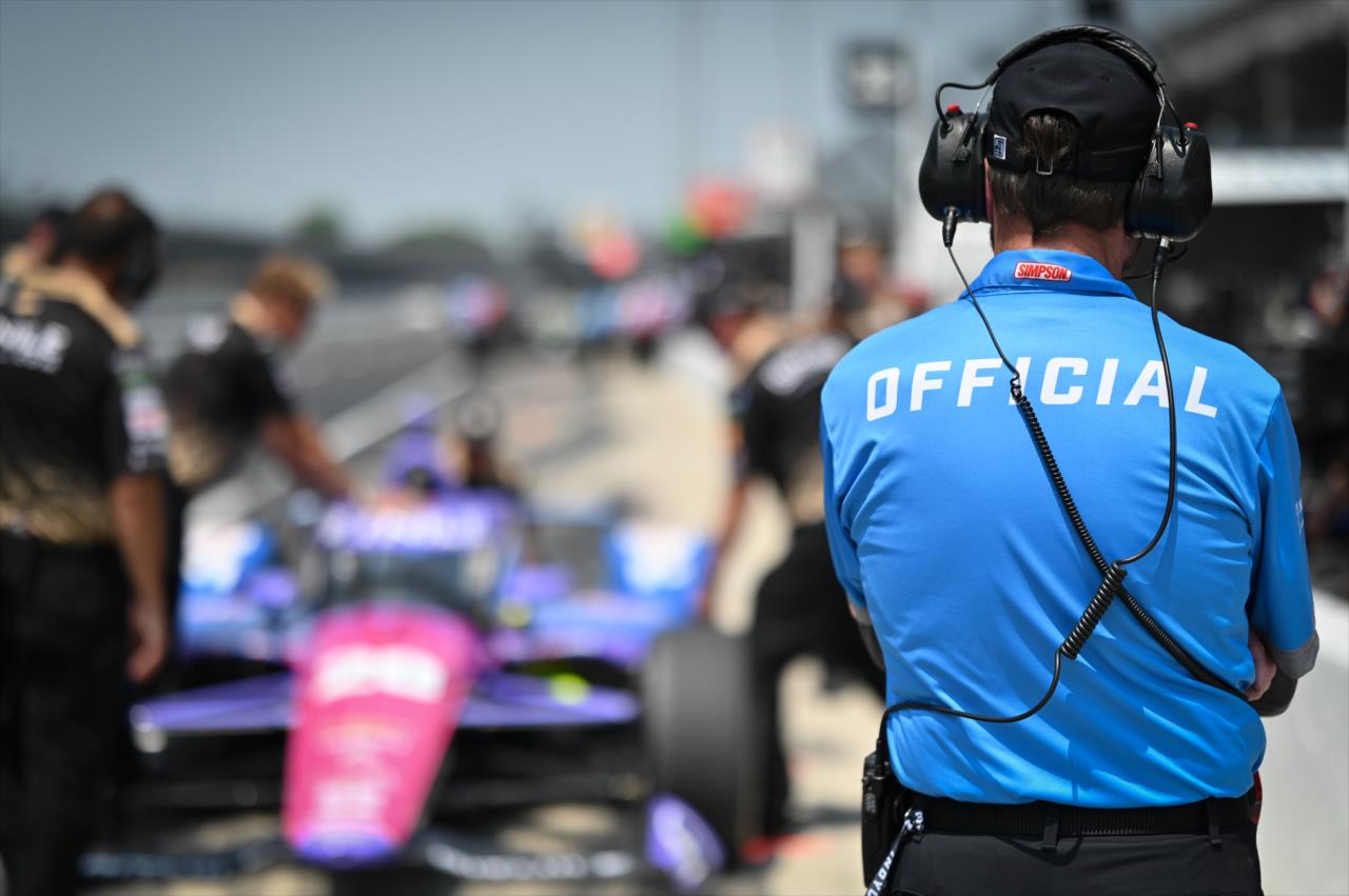 IndyCar Official - Indianapolis 500 Practice - By: Dana Garrett -- Photo by: Dana Garrett