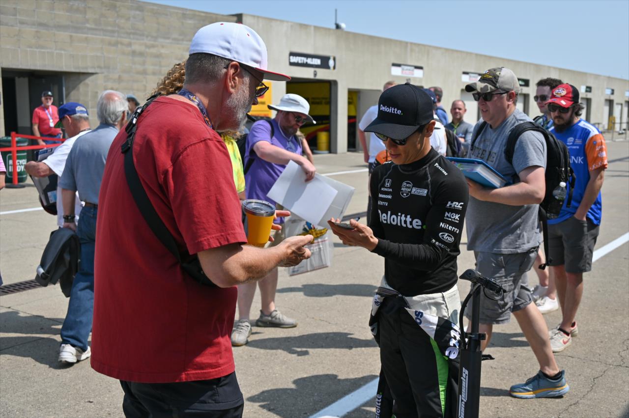 Takuma Sato - Indianapolis 500 Practice - By: Dana Garrett -- Photo by: Dana Garrett