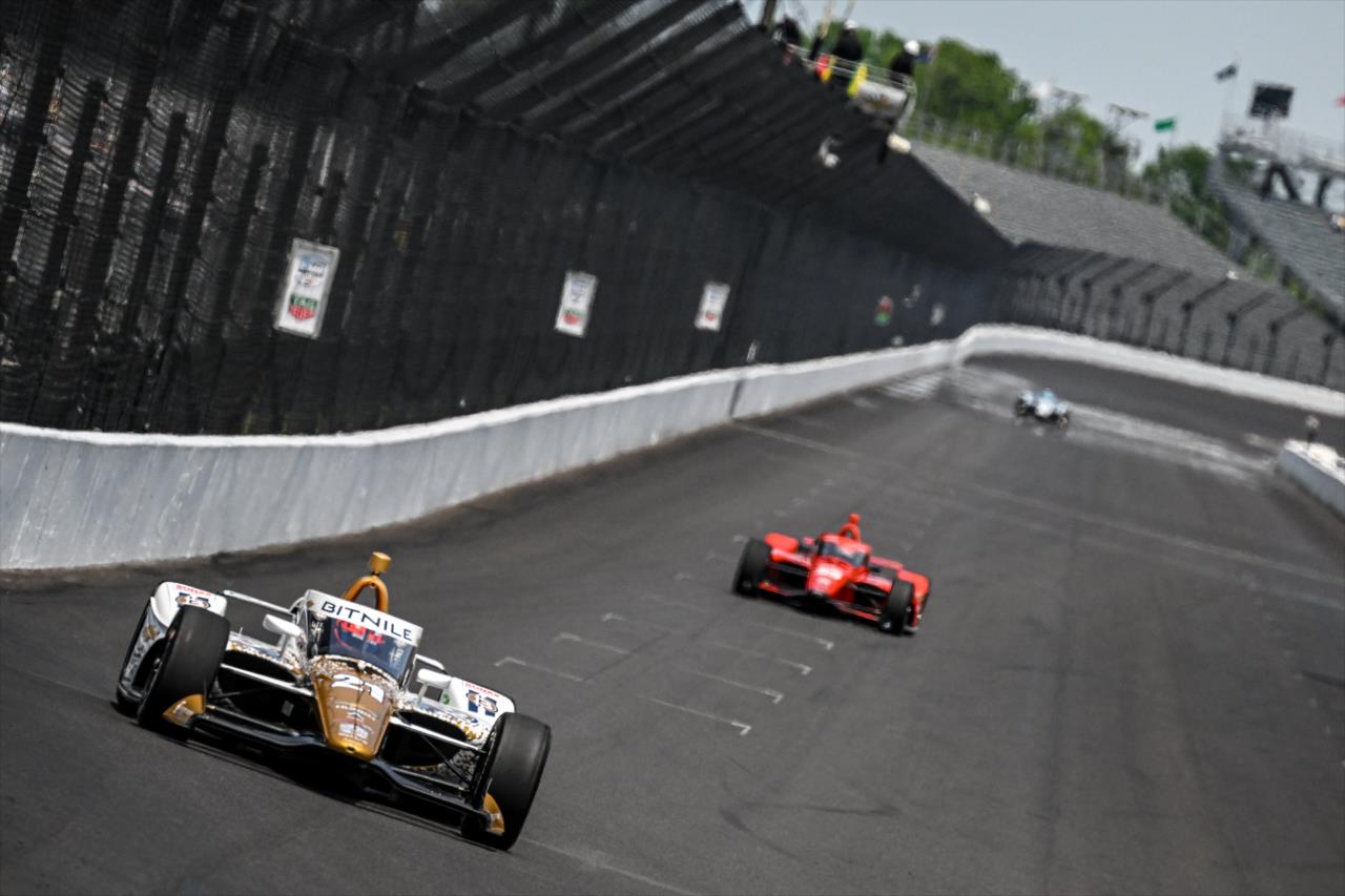 Rinus VeeKay - Indianapolis 500 Practice - By: Doug Mathews -- Photo by: Doug Mathews