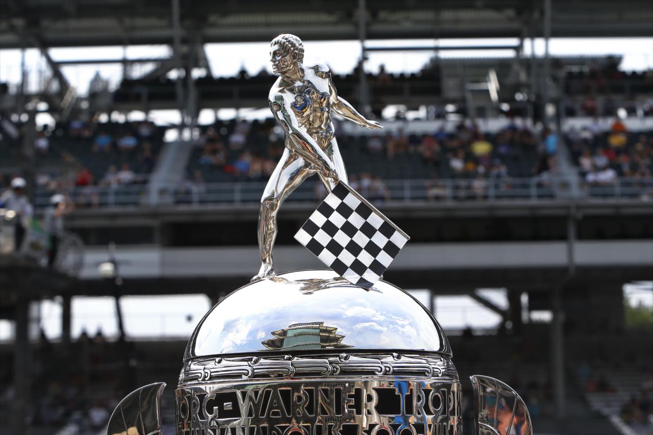 The Borg-Warner Trophy - Indianapolis 500 Practice - By: Chris Jones -- Photo by: Chris Jones