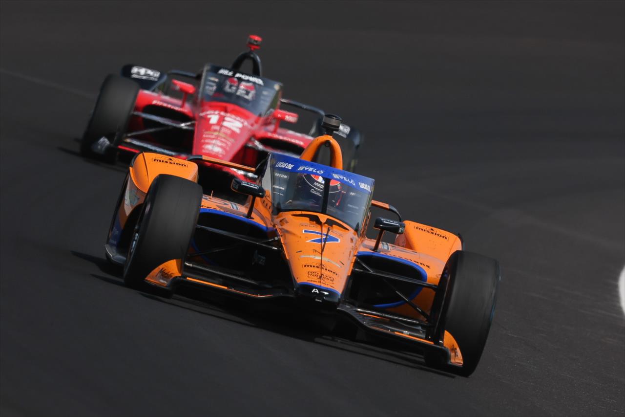 Alexander Rossi and Will Power - Indianapolis 500 Practice - By: Chris Owens -- Photo by: Chris Owens
