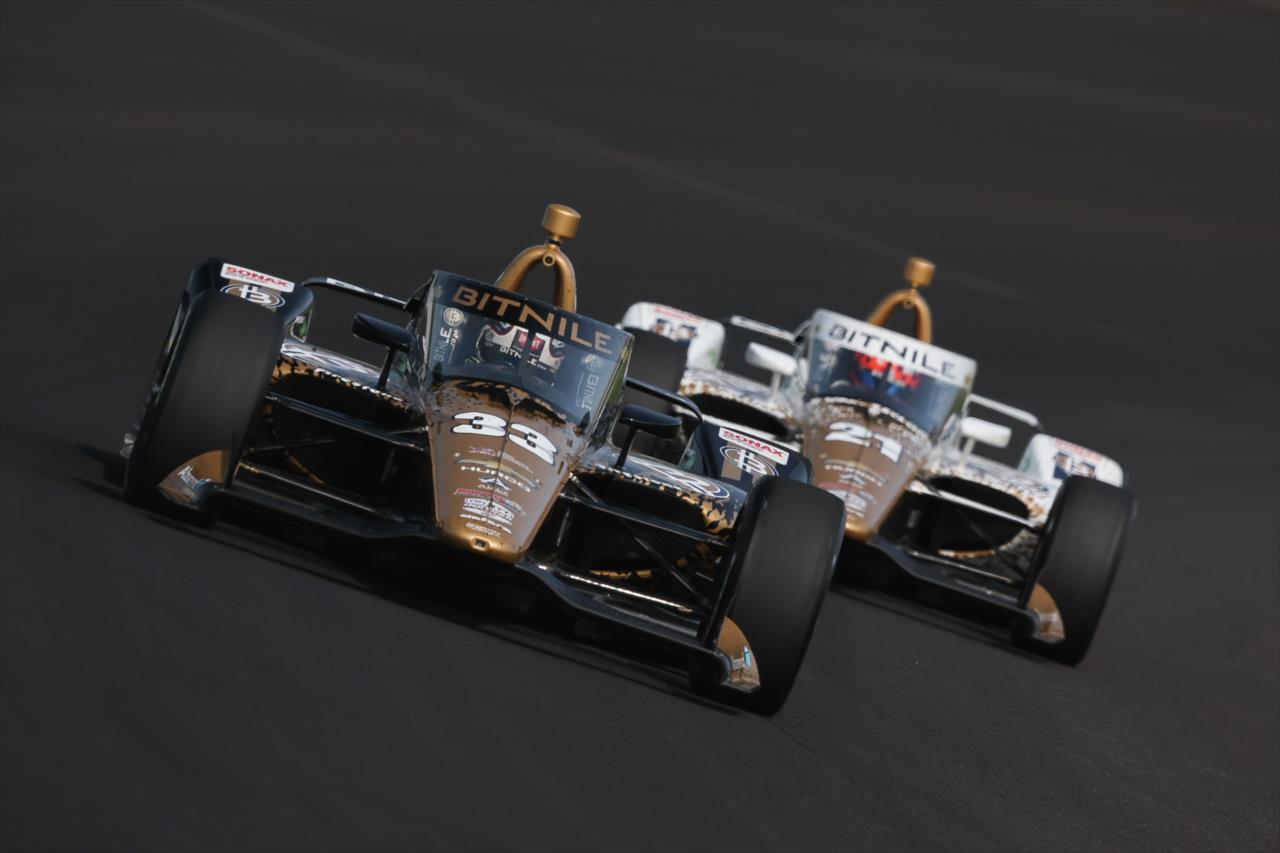 Ed Carpenter and Rinus VeeKay - Indianapolis 500 Practice - By: Chris Owens -- Photo by: Chris Owens