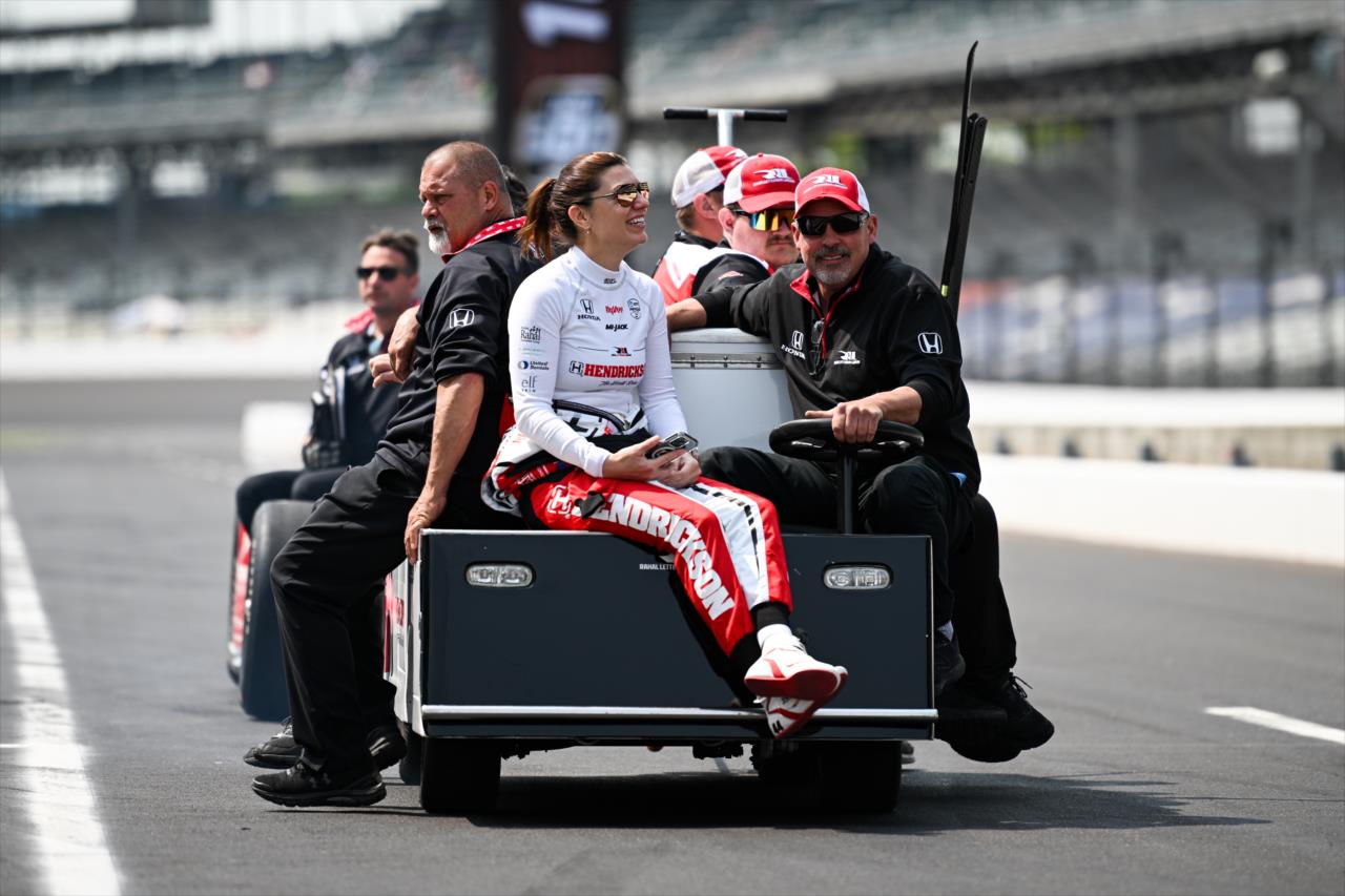 Katherine Legge - Indianapolis 500 Practice - By: James Black -- Photo by: James  Black