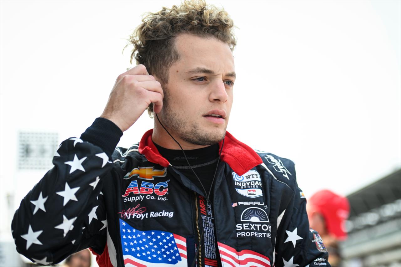 Santino Ferrucci - Indianapolis 500 Practice - By: James Black -- Photo by: James  Black