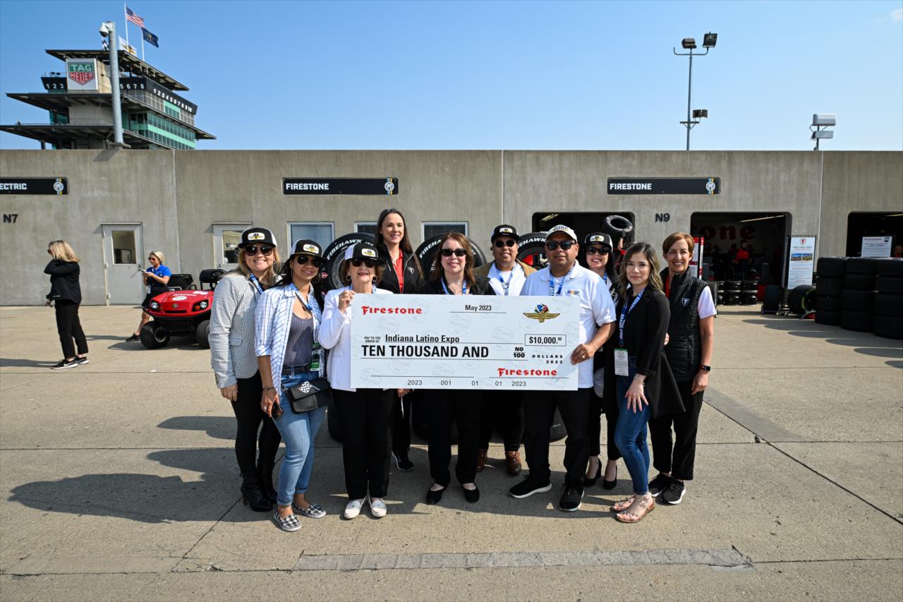 Firestone presentation to the Indy Latino Expo - Indianapolis 500 Practice - By: James Black -- Photo by: James  Black