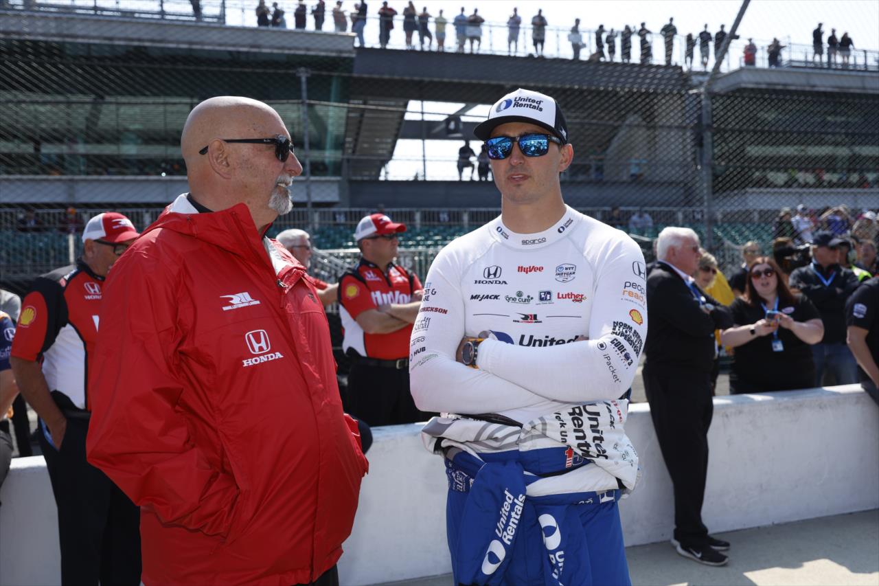 Graham Rahal and Bobby Rahal - Indianapolis 500 Qualifying Day 1 - By: Chris Jones -- Photo by: Chris Jones
