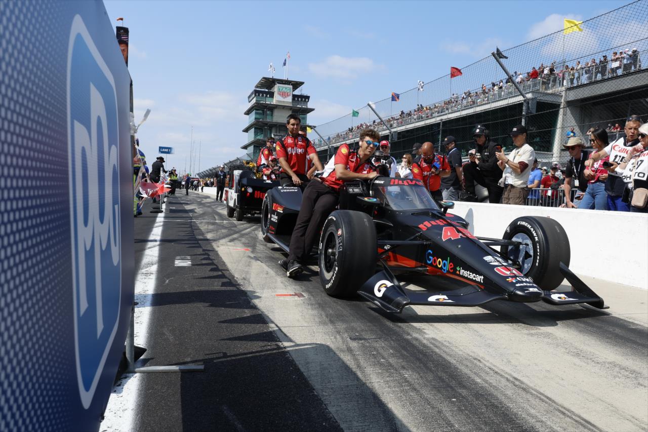 Christian Lundgaard - Indianapolis 500 Qualifying Day 1 - By: Chris Jones -- Photo by: Chris Jones