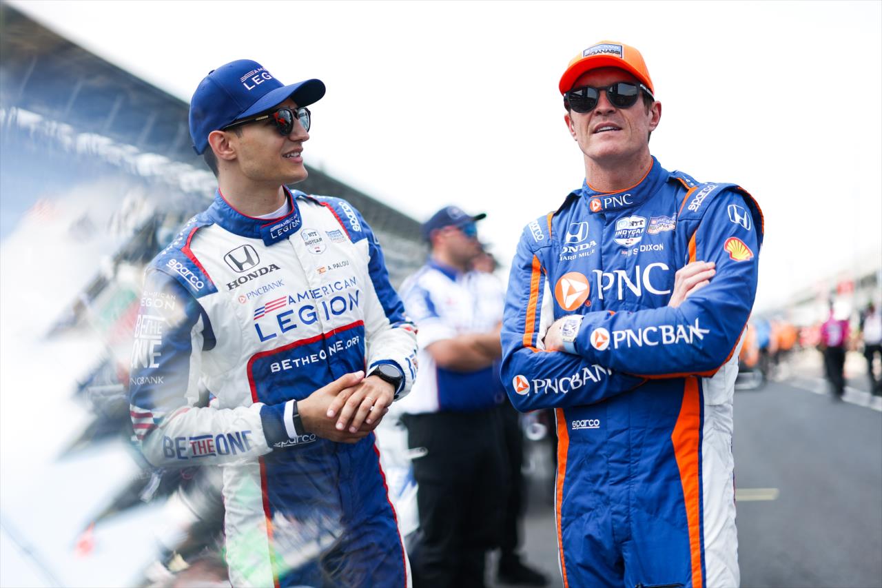 Alex Palou and Scott Dixon - PPG Presents Armed Forces Qualifying - By: Chris Owens -- Photo by: Chris Owens