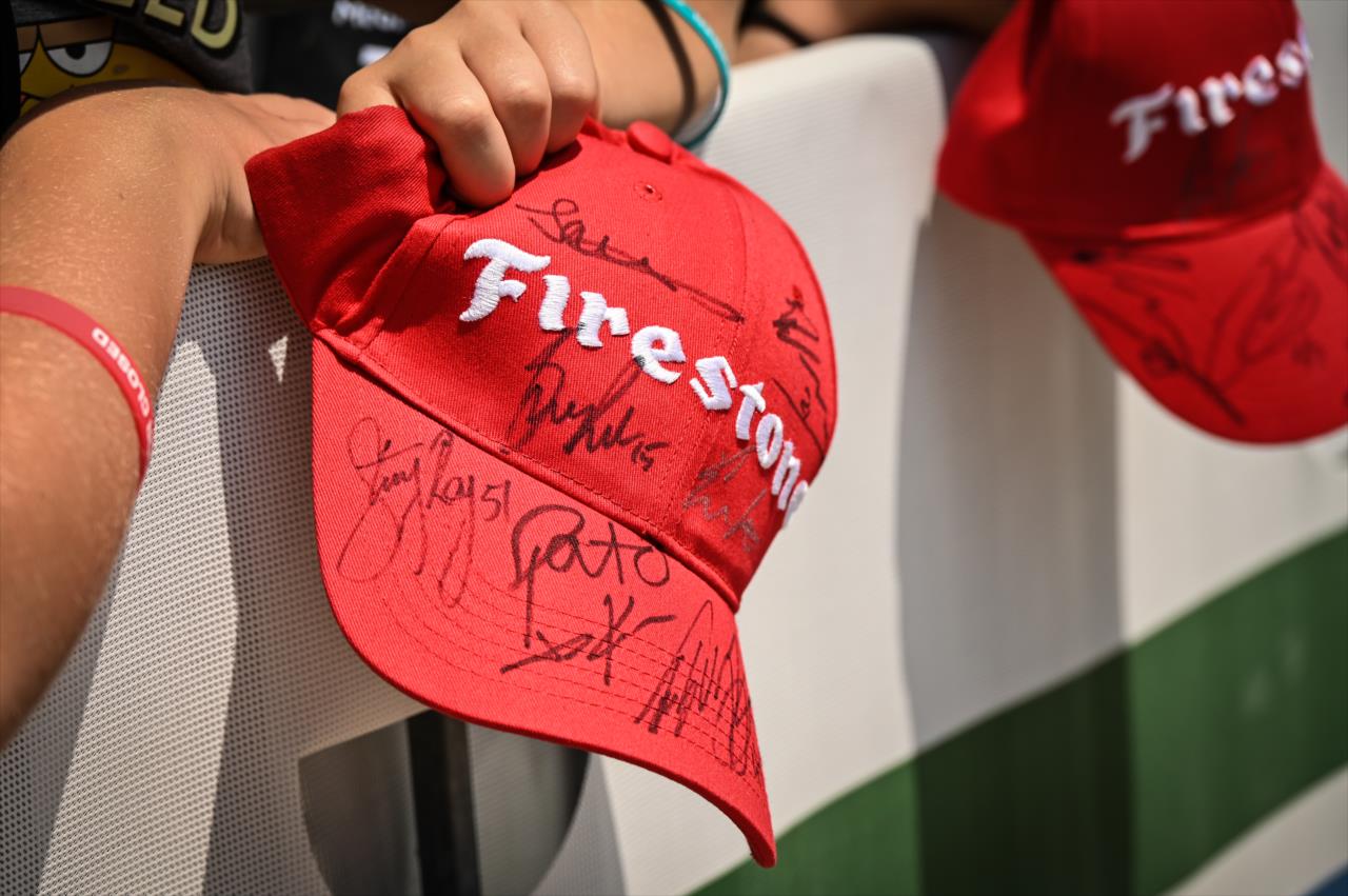 Autographed Hat - Indianapolis 500 Qualifying Day 1 - By: Dana Garrett -- Photo by: Dana Garrett
