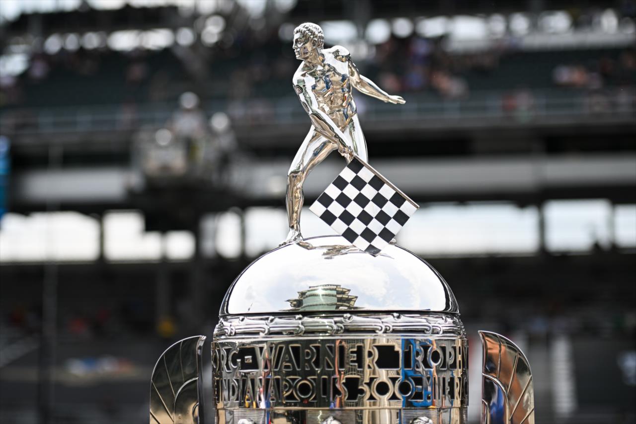 Borg-Warner Trophy - Indianapolis 500 Practice - By: James Black -- Photo by: James  Black