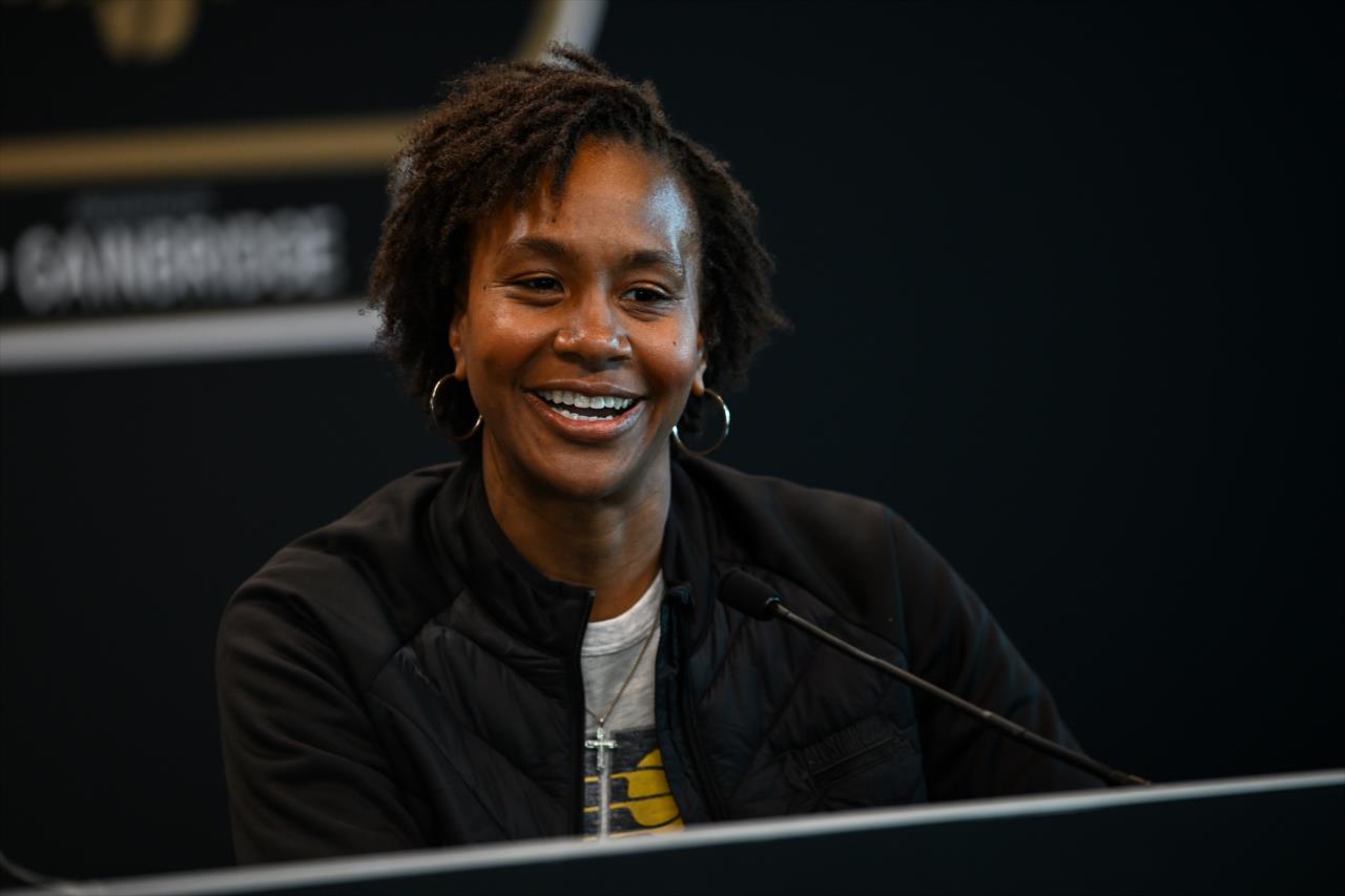 Tamika Catchings - Indianapolis 500 Qualifying Day 1 - By: James Black -- Photo by: James  Black