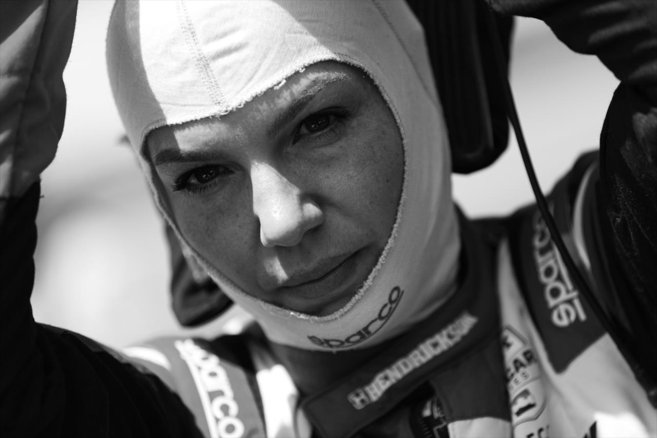 Katherine Legge - Indianapolis 500 Qualifying Day 1 - By: Matt Fraver -- Photo by: Matt Fraver
