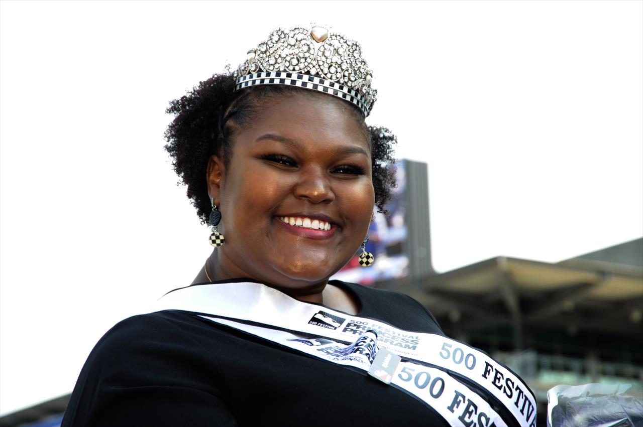 Mykah Coleman, the 2023 500 Festival Queen Scholar - PPG Presents Armed Forces Qualifying - By: Mike Young -- Photo by: Mike Young