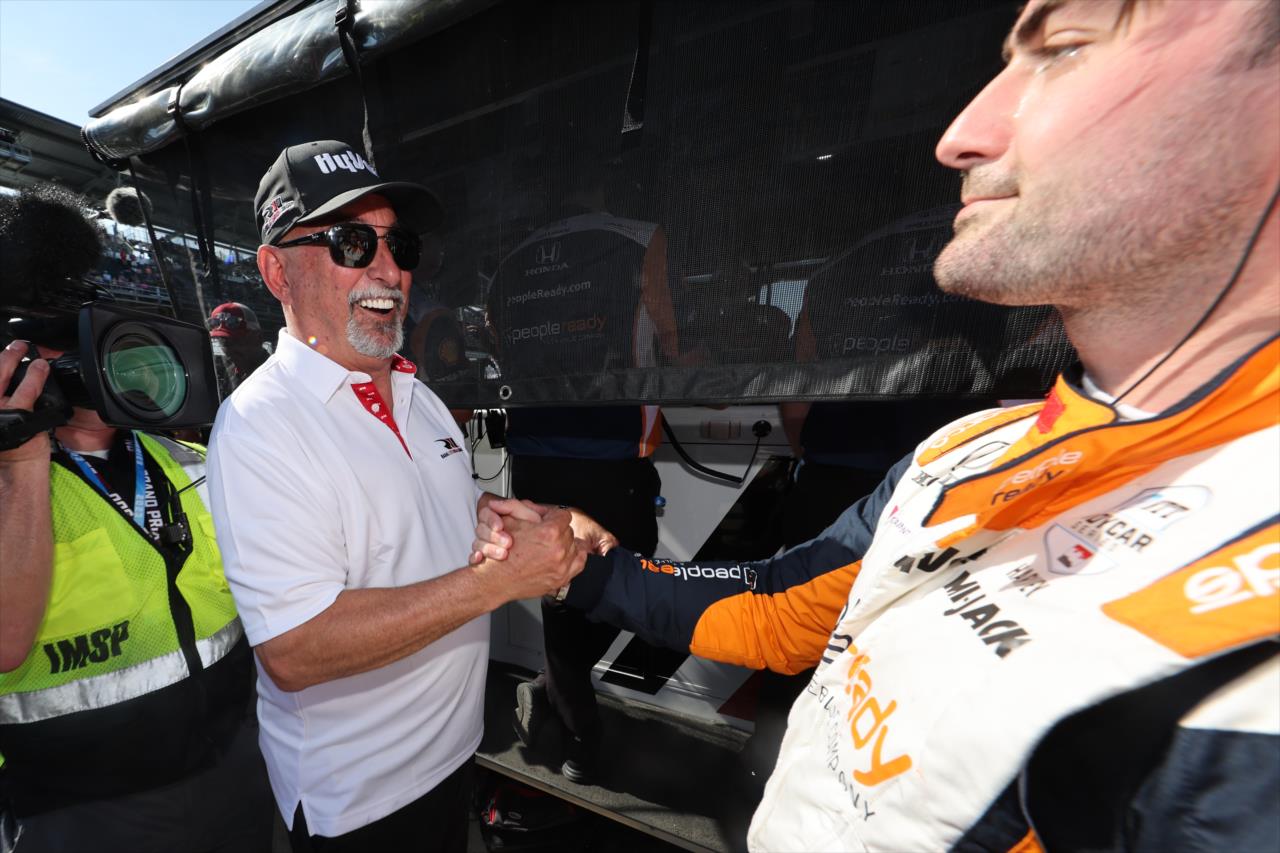 Bobby Rahal and Jack Harvey - PPG Presents Armed Forces Qualifying - By: Chris Owens -- Photo by: Chris Owens