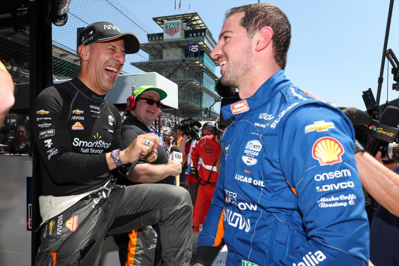 Tony Kanaan and Alexander Rossi - PPG Presents Armed Forces Qualifying - By: Chris Owens -- Photo by: Chris Owens