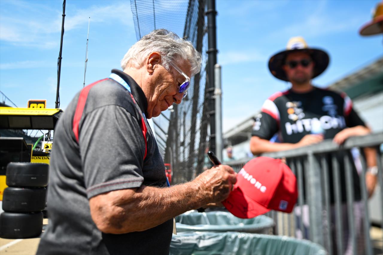 Mario Andretti - Indianapolis 500 Practice - By: James Black -- Photo by: James  Black