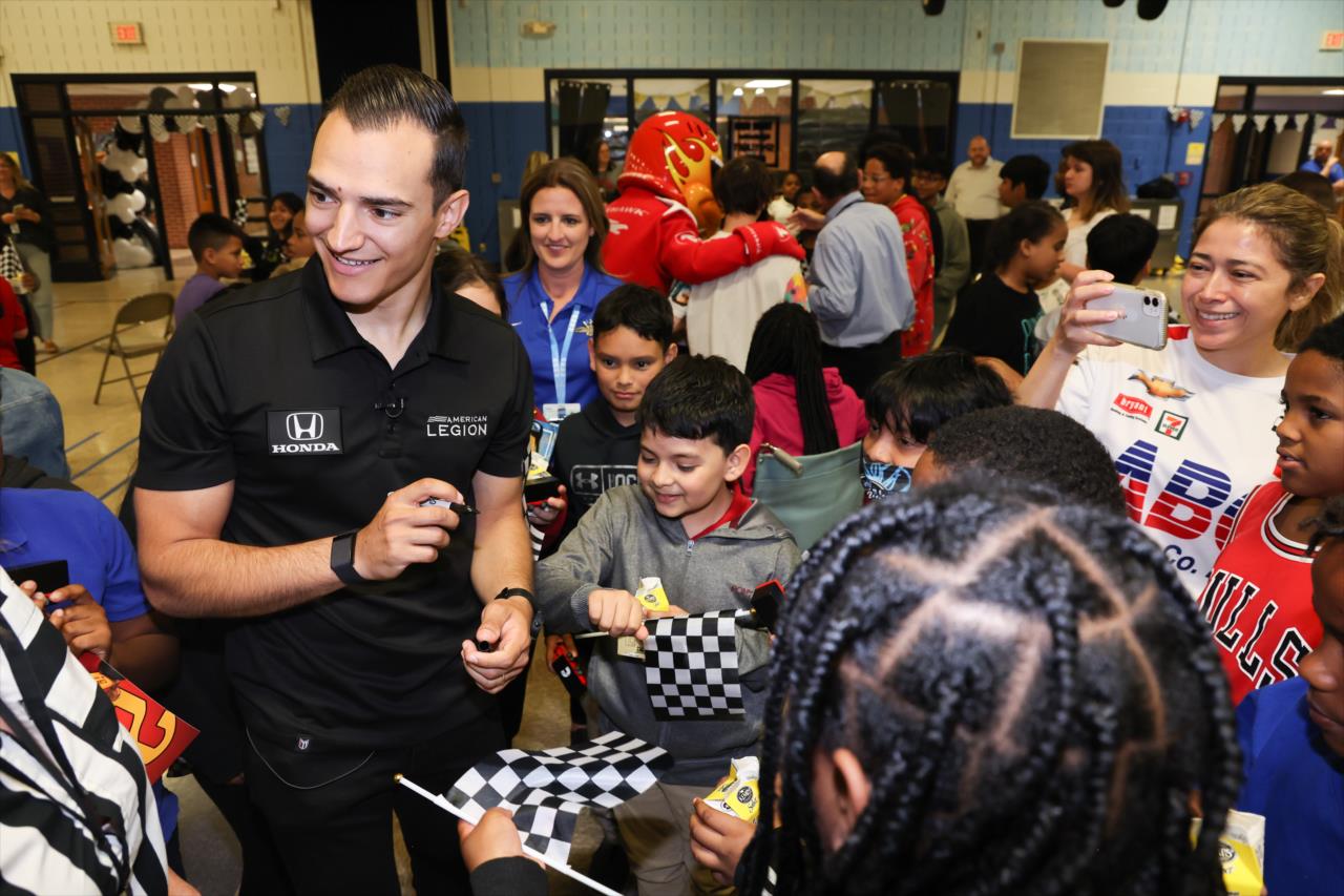 Alex Palou - Indianapolis 500 Community Day - By: Chris Owens -- Photo by: Chris Owens