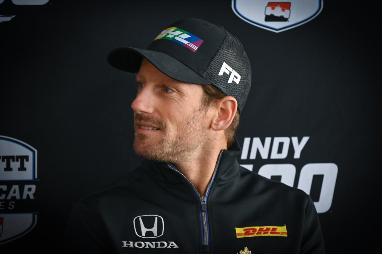 Romain Grosjean - Indianapolis 500 Media Day - By: Dana Garrett -- Photo by: Dana Garrett