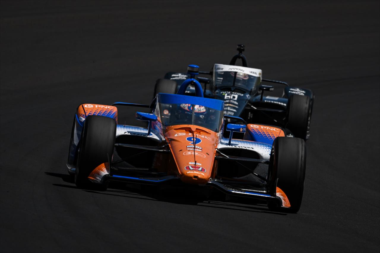 Scott Dixon and Pato O'Ward - Miller Lite Carb Day - By: James Black -- Photo by: James  Black