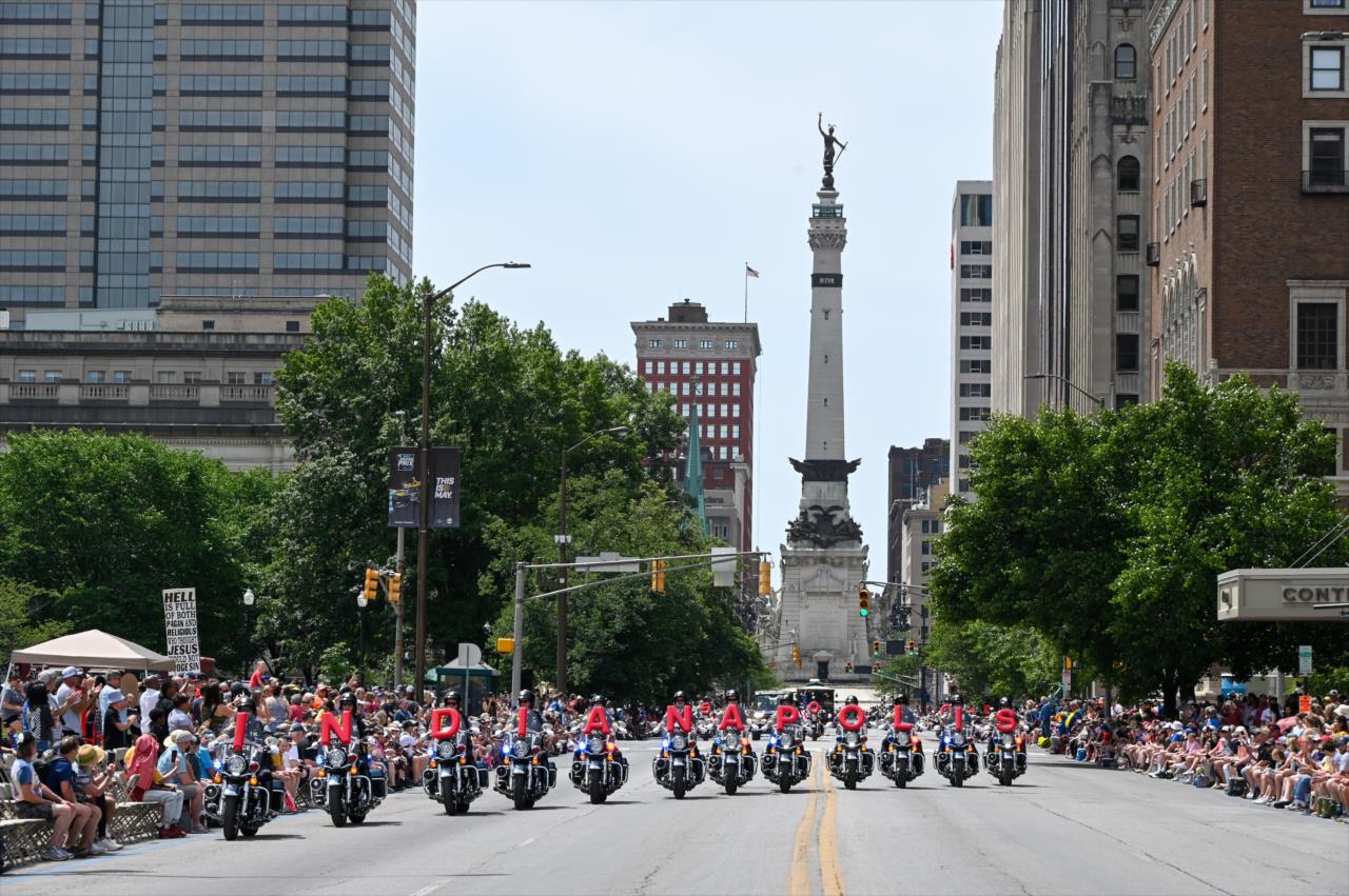 Indianapolis Police - 500 Festival Parade - By: Doug Mathews -- Photo by: Doug Mathews