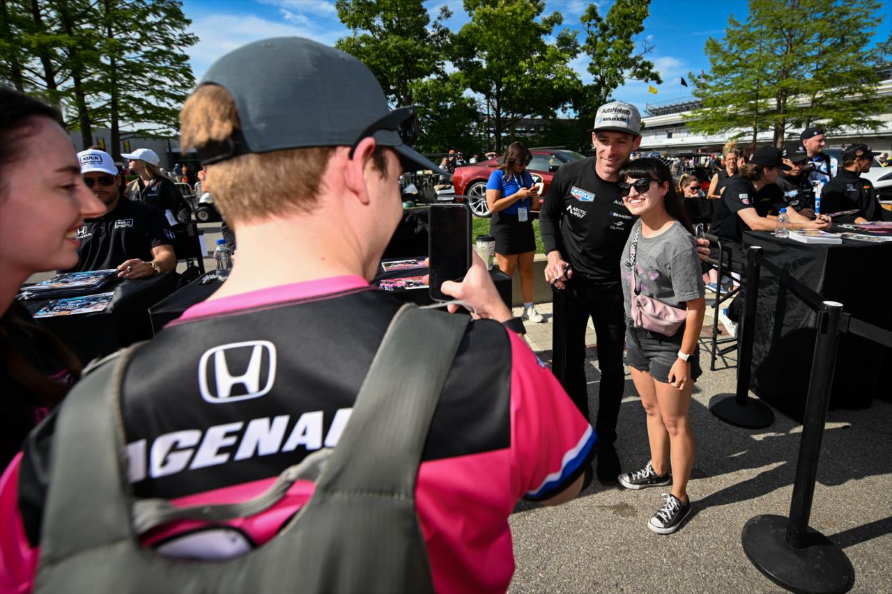 Simon Pagenaud - Legends Day by Firestone Autograph Session - By: James Black -- Photo by: James  Black