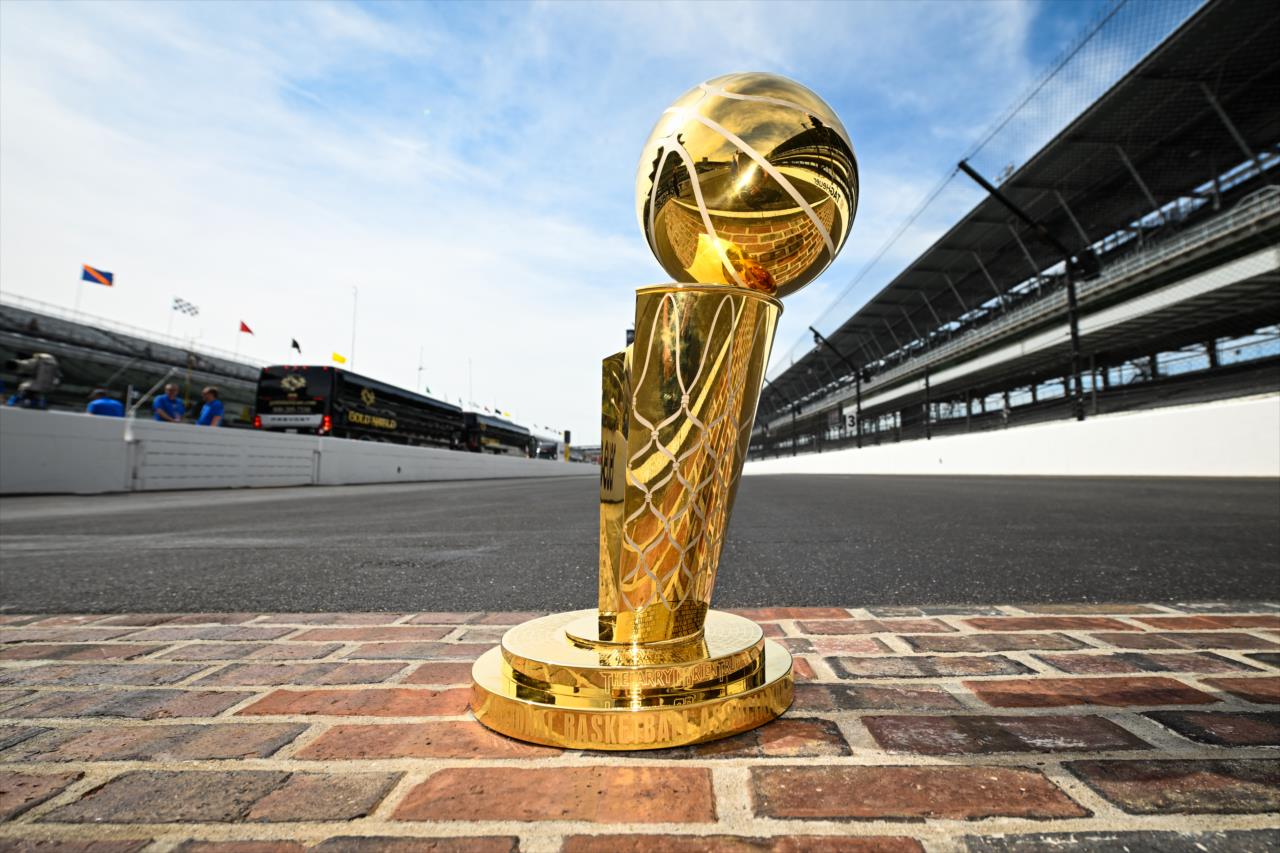 The Larry O'Brien NBA Championship Trophy - Legends Day Presented by Firestone - By: James Black -- Photo by: James  Black