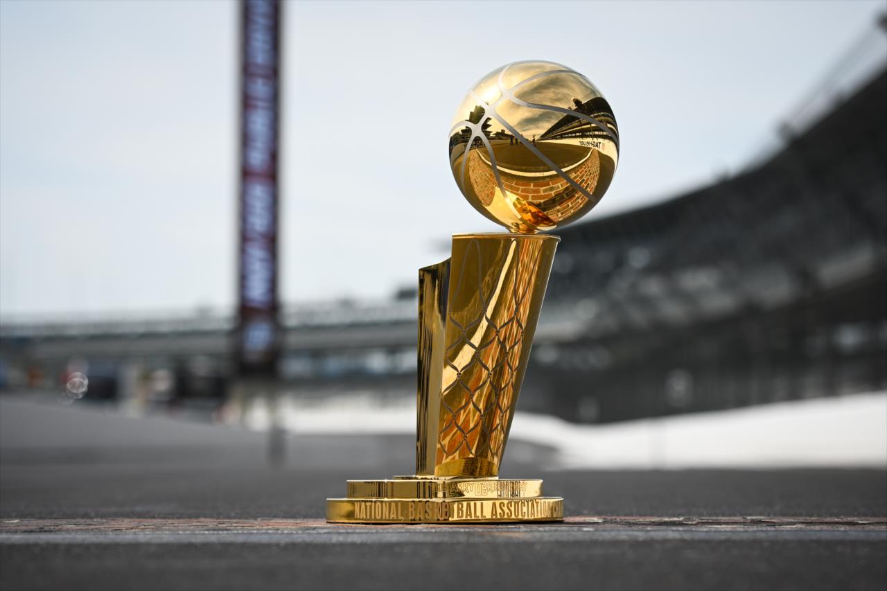The Larry O'Brien Championship Trophy at the Indianapolis Motor Speedway - Legends Day by Firestone - By: James Black -- Photo by: James  Black