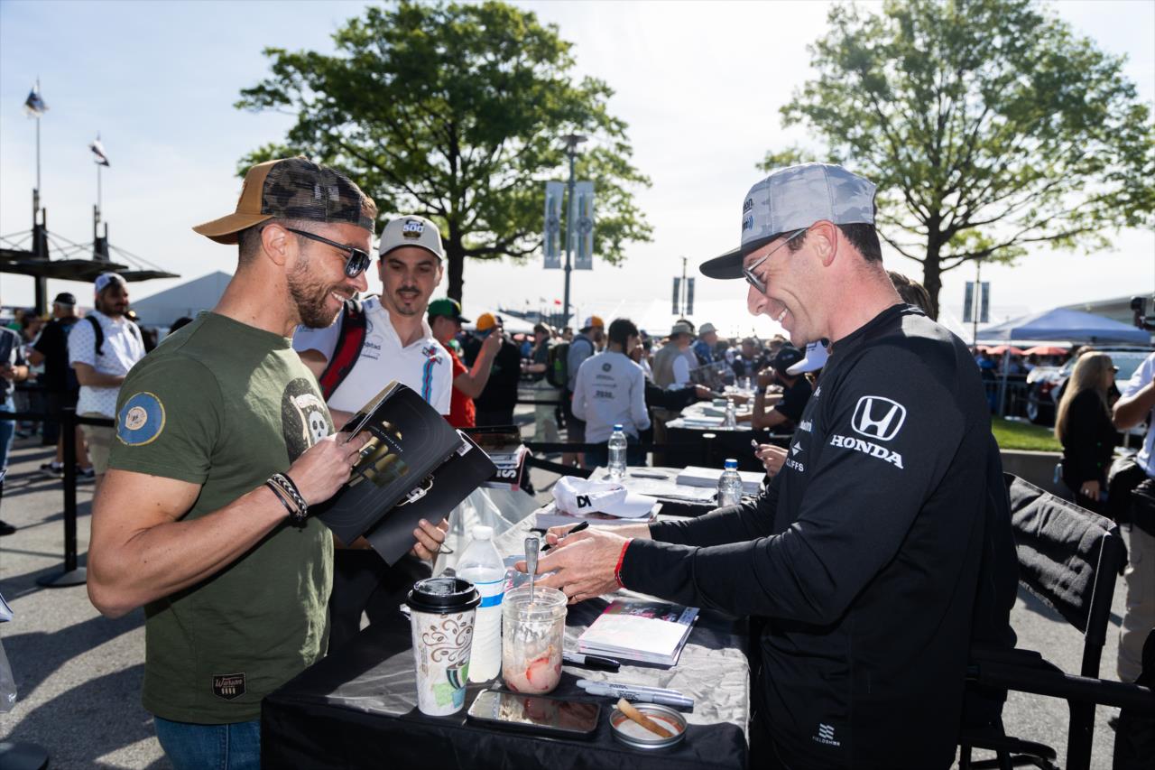 Simon Pagenaud - Legends Day by Firestone Autograph Session - By: Travis Hinkle -- Photo by: Travis Hinkle