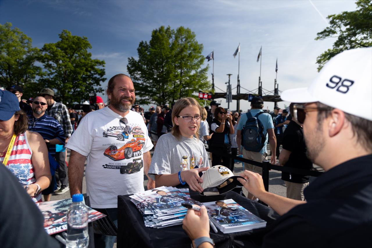 Marco Andretti - Legends Day by Firestone Autograph Session - By: Travis Hinkle -- Photo by: Travis Hinkle