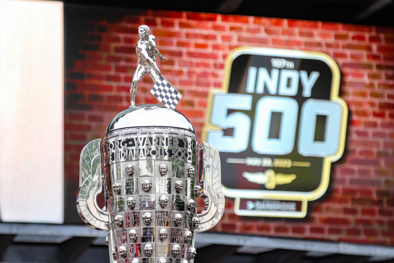 The Borg-Warner Trophy - 107th Running of the Indianapolis 500 Presented By Gainbridge - By: Aaron Skillman -- Photo by: Aaron Skillman