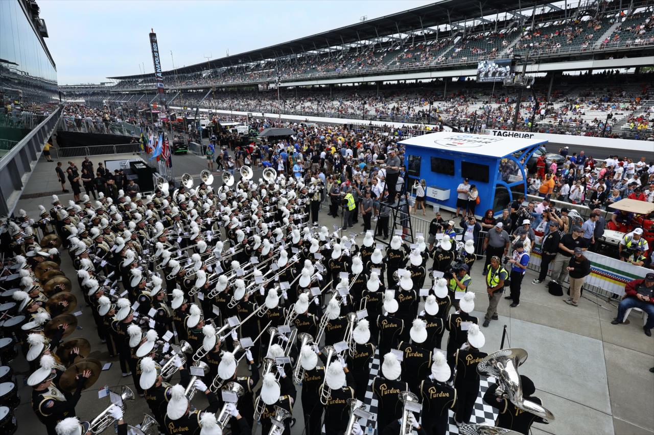 Purdue All-American Marching Band - 107th Running of the Indianapolis 500 Presented By Gainbridge - By: Chris Jones -- Photo by: Chris Jones