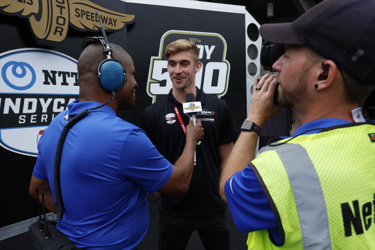 INDY NXT by Firestone driver Hunter McElrea - 107th Running of the Indianapolis 500 Presented By Gainbridge - By: Chris Jones -- Photo by: Chris Jones