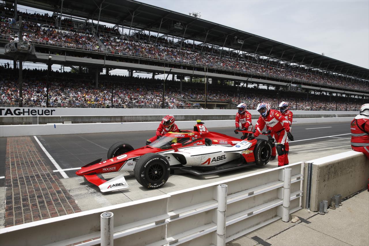 Abel Motorsports retires the #50 of RC Enerson - 107th Running of the Indianapolis 500 Presented By Gainbridge - By: Chris Jones -- Photo by: Chris Jones