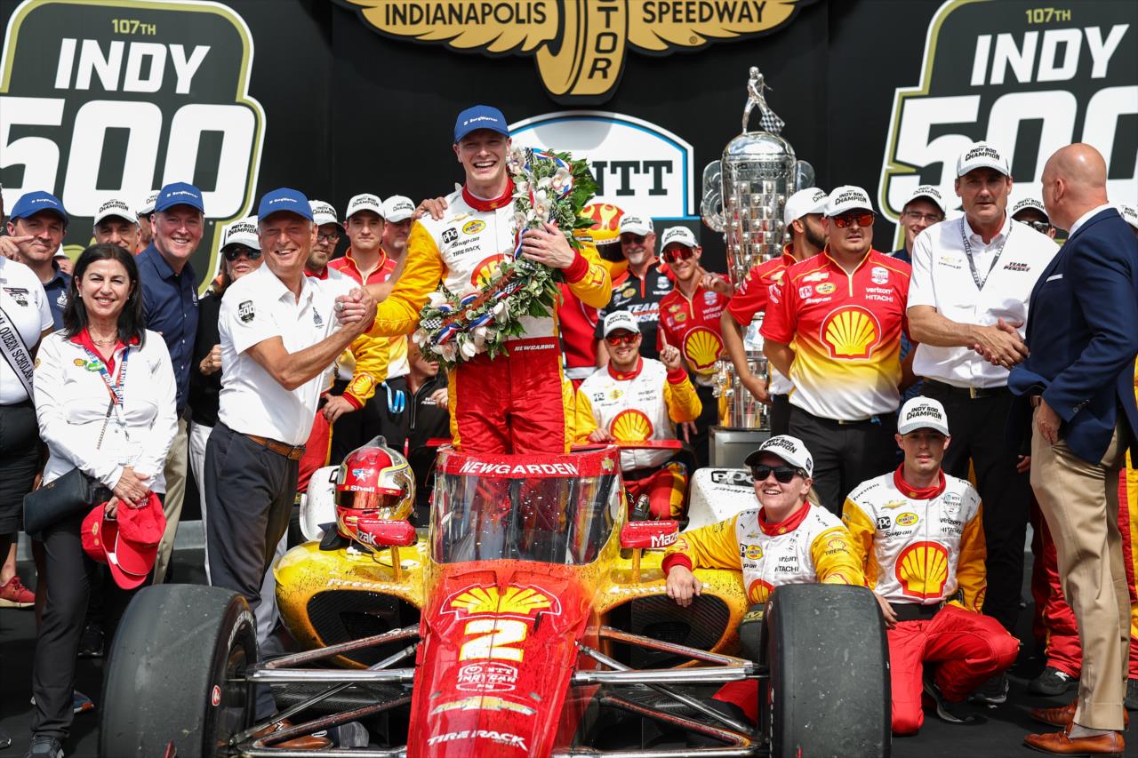 Josef Newgarden and Team Penske - 107th Running of the Indianapolis 500 Presented By Gainbridge - By: Chris Owens -- Photo by: Chris Owens