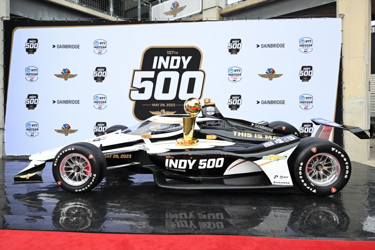 NBA Larry O'Brien Trophy - 107th Running of the Indianapolis 500 Presented By Gainbridge - By: James Black -- Photo by: James  Black