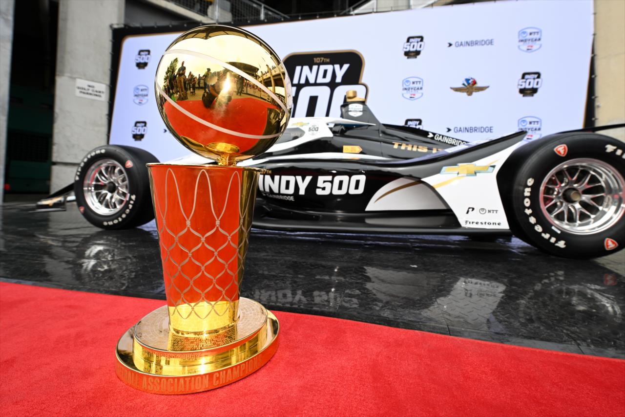 The Larry O'Brien Championship Trophy - 107th Running of the Indianapolis 500 Presented By Gainbridge - By: James Black -- Photo by: James  Black