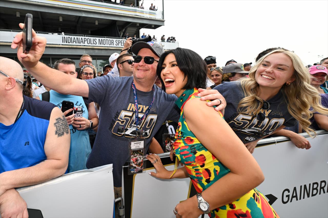 Stephanie Beatriz - 107th Running of the Indianapolis 500 Presented By Gainbridge - By: James Black -- Photo by: James  Black