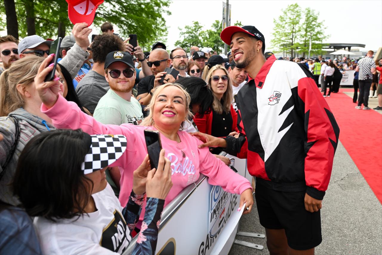 Tyrese Haliburton - 107th Running of the Indianapolis 500 Presented By Gainbridge - By: James Black -- Photo by: James  Black