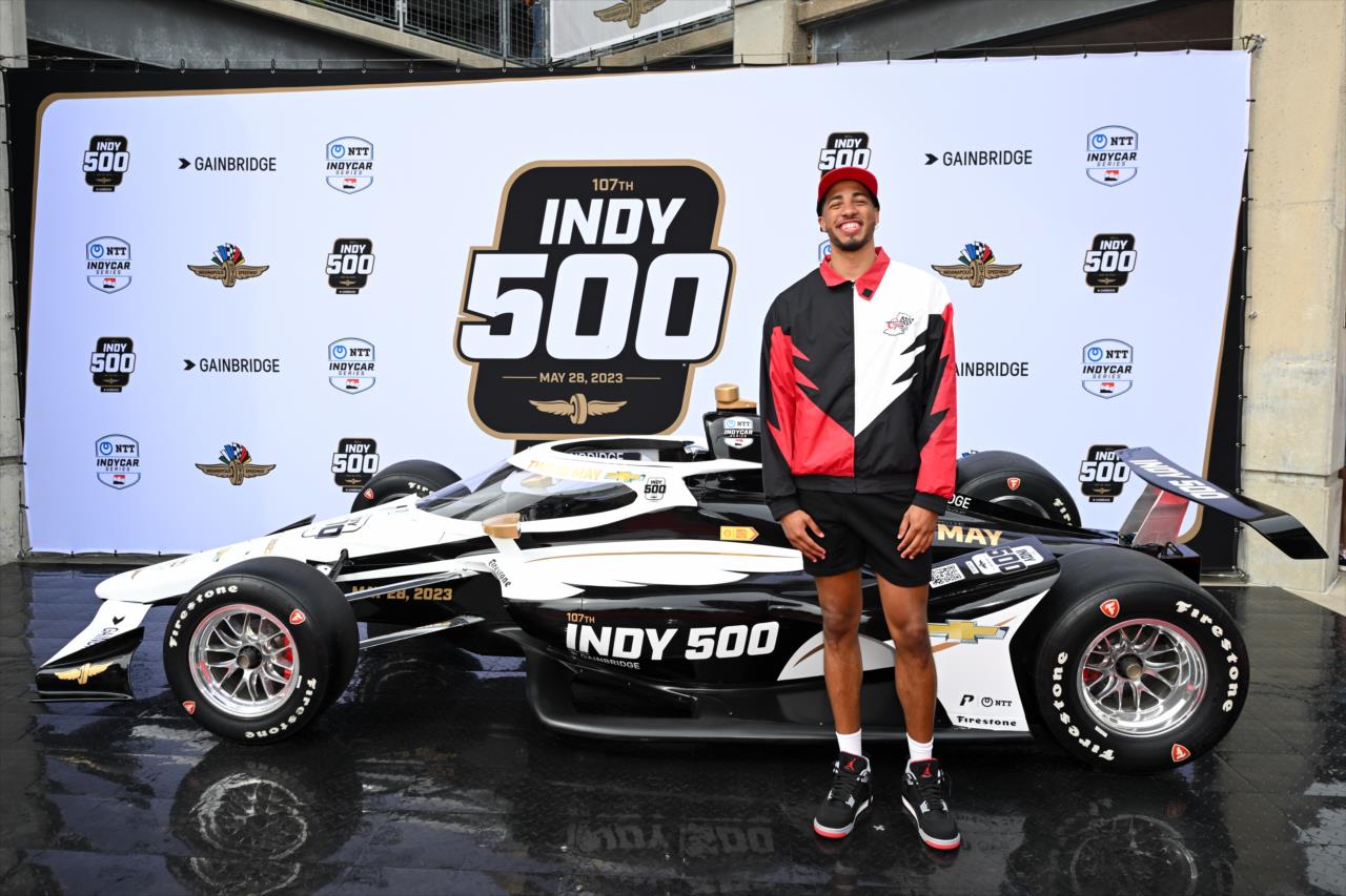 Tyrese Haliburton - 107th Running of the Indianapolis 500 Presented By Gainbridge - By: James Black -- Photo by: James  Black